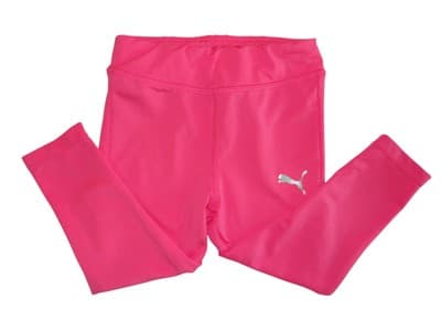 PUMA Girls' Hot Pink Leggings - Size 12 MONTHS - Thumbnail 3