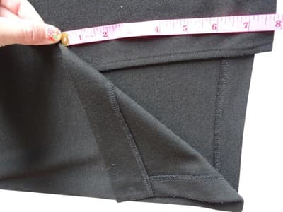 Classic Black Midi Skirt - Thumbnail 7