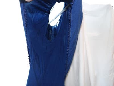 Studio West Women's Embroidered Top - Stylish Blue Rayon Blouse - Thumbnail 5