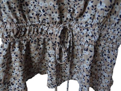 Sienna Sky Floral Peplum Top - Stylish & Comfortable - Thumbnail 4