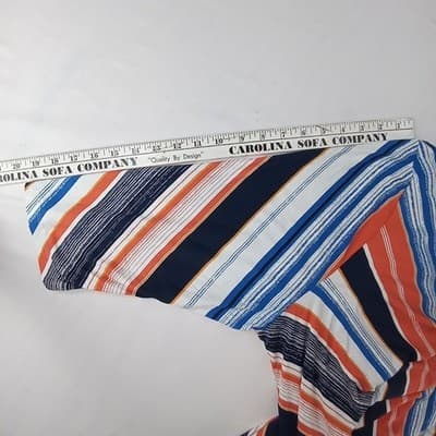 NWT Ruby Rd Woman Bright Idea Striped Twisted Front Top 3X - Thumbnail 8