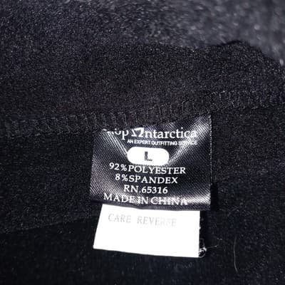Shop Antarctica Black Long Sleeve Quarter Zip Pullover Shirt Women's Size L - Thumbnail 2