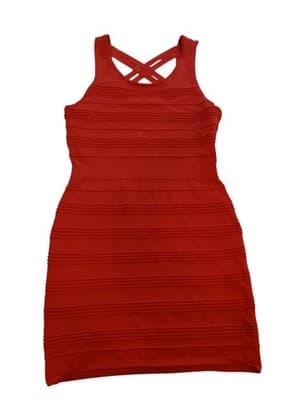Gianni Bini Strappy Red Dress - Size L