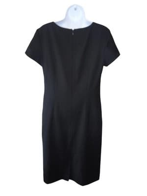 Elegant Talbots Black Dress Size 6 - Thumbnail 2
