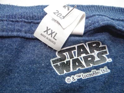 Star Wars Retro Graphic T-Shirt - XXL Blue - Thumbnail 4