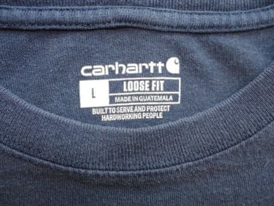 Carhartt Loose Fit Pocket T-Shirt - Navy - Thumbnail 4