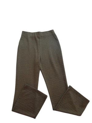 ZARA Women's Stretchy Brown Pants - Size S - Thumbnail 2