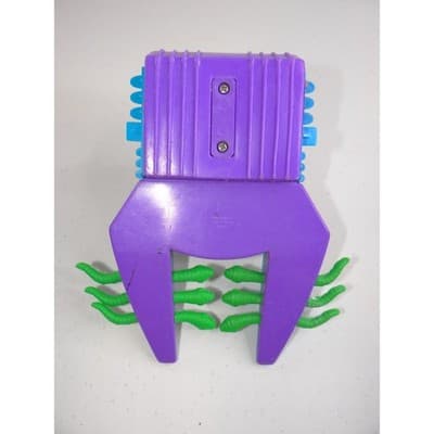 Vintage 1991 Playmates TMNT Sewer Gas Sucker Vehicle Teal Purple 2850 - Thumbnail 5