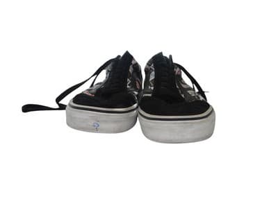 Vans Men's Black and Patterned Sneakers - Thumbnail 4