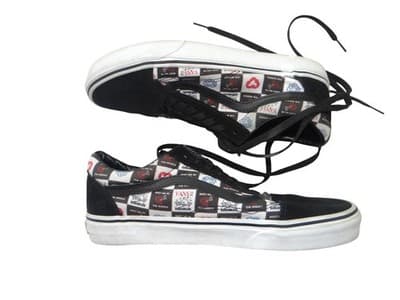 Vans Men's Black and Patterned Sneakers - Thumbnail 3