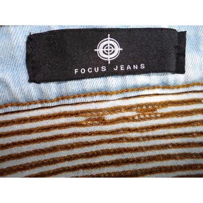 Mens Light Blue Acid Wash Skinny Jeans - Thumbnail 5