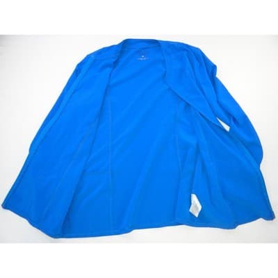 Allura by Cherokee Royal Blue Scrub Set V-Neck Top Small & Zip Jacket Medium - Thumbnail 4