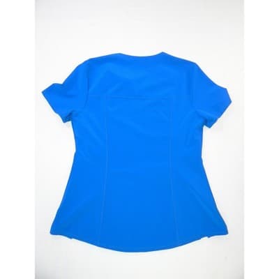 Allura by Cherokee Royal Blue Scrub Set V-Neck Top Small & Zip Jacket Medium - Thumbnail 11