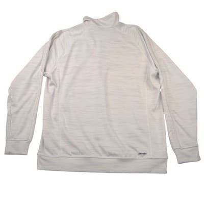 Adidas Mens Climalite Full Zip Track Jacket Gray Space Dye Mock Neck XL - Thumbnail 4