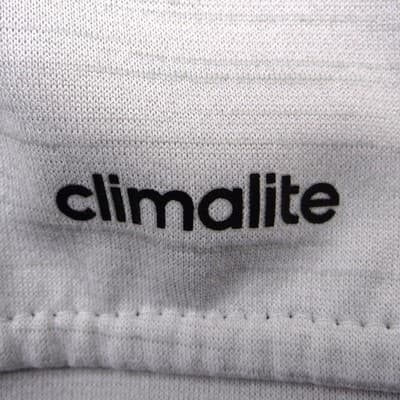 Adidas Mens Climalite Full Zip Track Jacket Gray Space Dye Mock Neck XL - Thumbnail 6
