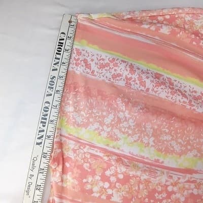 NWT-Hearts of Palm Woman Blush Strokes Print V Neck Gathered Ring Top 3X - Thumbnail 7