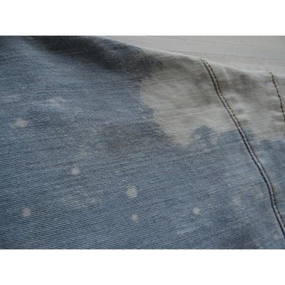 Mens Light Blue Acid Wash Skinny Jeans - Thumbnail 9