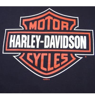 Harley-Davidson Big Logo Durango Colorado Steam Engine Graphic T-Shirt Black Lrg - Thumbnail 5