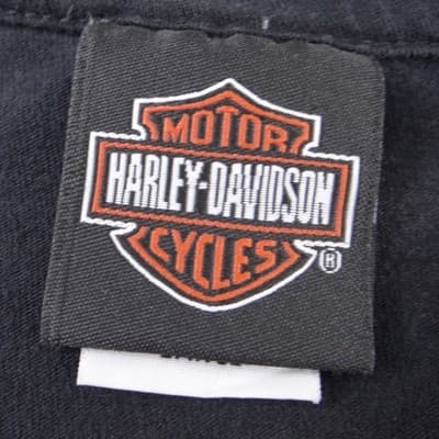 Harley-Davidson Big Logo Durango Colorado Steam Engine Graphic T-Shirt Black Lrg - Thumbnail 2