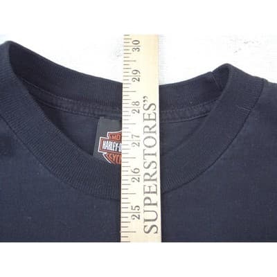 Harley-Davidson Big Logo Durango Colorado Steam Engine Graphic T-Shirt Black Lrg - Thumbnail 7