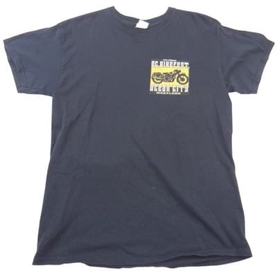 Gildan Mens OC BikeFest 2018 Ocean City Maryland Biker T-Shirt Black Medium - Thumbnail 2