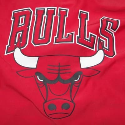 NBA Chicago Bulls Bodysuit Swimsuit Red High Cut Scoop Back Womens Medium - Thumbnail 5