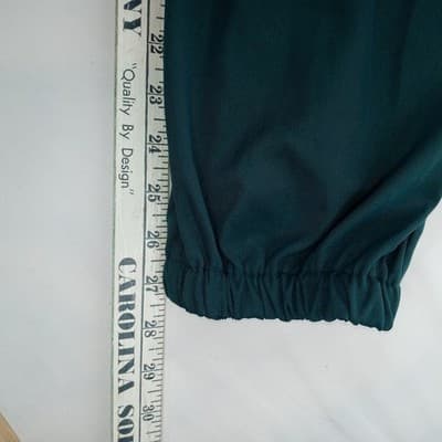 SHEIN Women's Dark Green Sleeveless V Neck Wide Leg Jumpsuit Size M - Thumbnail 6