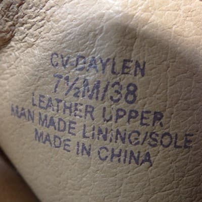 Crown Vintage Daylen Black Leather Espadrille Platform Wedge Sandals Womens 7.5 - Thumbnail 3