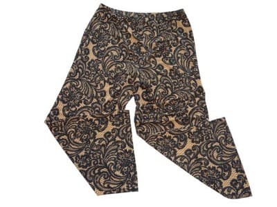 Bob Mackie Wearable Art Palazzo Pants - Elegant Print - Thumbnail 2