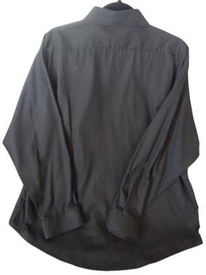 Dockers Iron Free Fitted XXL Men's Dress Shirt Black - Thumbnail 2