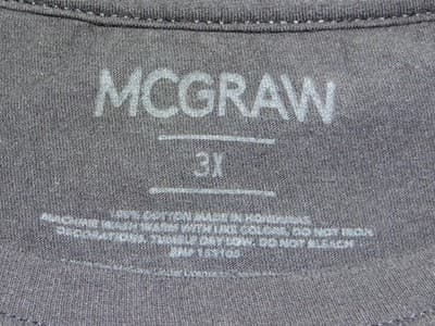 Tim McGraw Graphic T-Shirt - Black - 3XL - Thumbnail 4