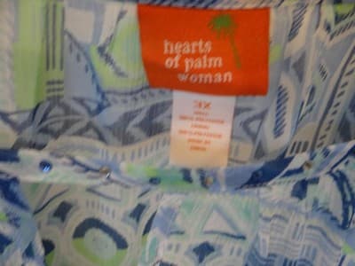 Hearts of Palm Woman Women's Patterned Blouse NWT - Thumbnail 3