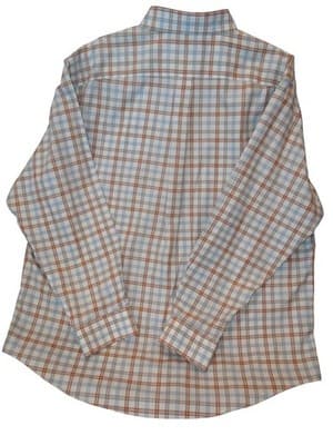 Roundtree & Yorke Men's Casual Button-Down Plaid Shirt - Thumbnail 4