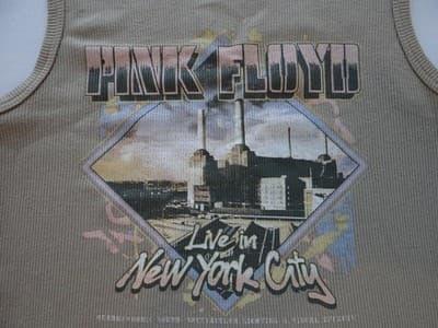 Pink Floyd Crop Top - Live in New York City - Size S - Thumbnail 3