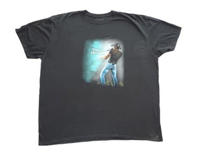 Tim McGraw Graphic T-Shirt - Black - 3XL