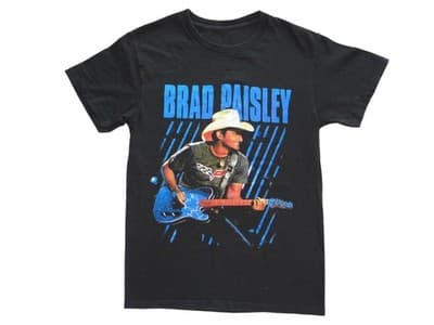 Brad Paisley Concert T-Shirt - Black Graphic Tee