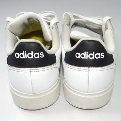 Adidas Grand Court 2.0 Shoes White Black Stripes Low Top Sneakers Mens Size 7 - Thumbnail 4