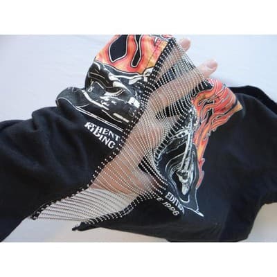 Legendary Motorcycle Graphic Crop Top - Vintage Style - Thumbnail 5