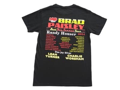 Brad Paisley Concert T-Shirt - Black Graphic Tee - Thumbnail 2