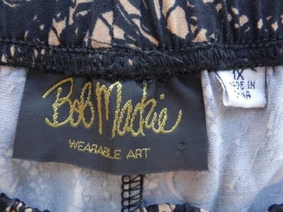 Bob Mackie Wearable Art Palazzo Pants - Elegant Print - Thumbnail 4