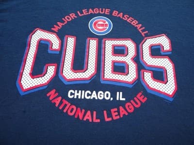 Chicago Cubs MLB T-Shirt - Navy Blue - Thumbnail 3