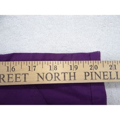 Scrubstar Womens Purple V-Neck Scrub Set Top and Cargo Pants Medium 33782 - Thumbnail 5