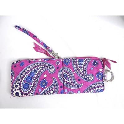 Vera Bradley Purple Paisley Quilted Cotton Backpack and Matching Wristlet Set - Thumbnail 9