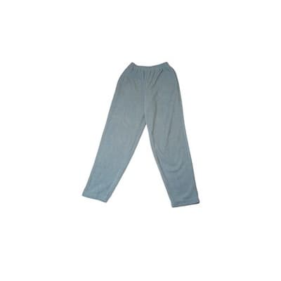 Vintage ChinaWear Women's Medium Blue Corduroy Elastic Waist Lounge Pants - Thumbnail 3