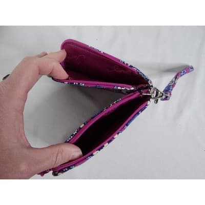Vera Bradley Purple Paisley Quilted Cotton Backpack and Matching Wristlet Set - Thumbnail 11