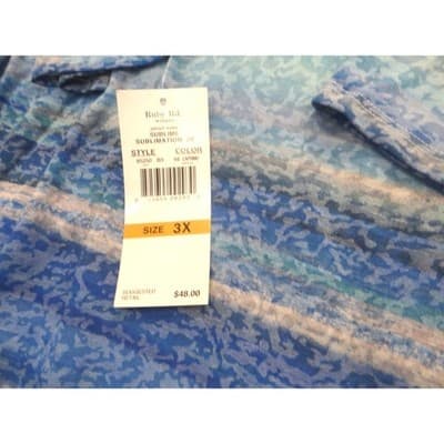 Ruby Rd. Favorites Women's Long Sleeve Top 3X NWT - Thumbnail 4