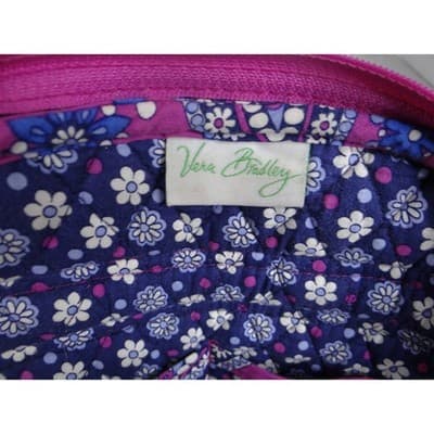Vera Bradley Purple Paisley Quilted Cotton Backpack and Matching Wristlet Set - Thumbnail 5