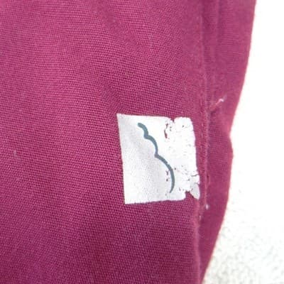 Womens Burgundy Elastic Waist Straight Leg Scrub Pants Medical Uniform Maroon - Thumbnail 4