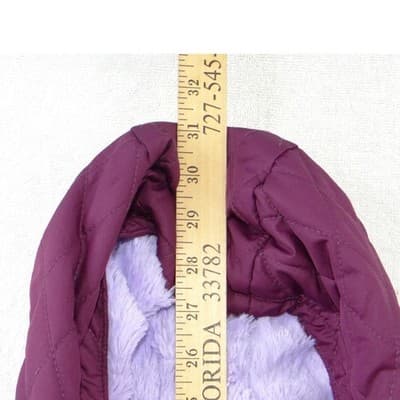 Columbia Girls Bella Cascade Hooded Quilted Puffer Jacket Purple M - Thumbnail 7