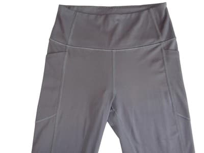Victoria's Secret High-Waisted Gray Leggings with Pockets - xs - Thumbnail 2